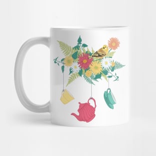 Floral Tea Mobile Mug